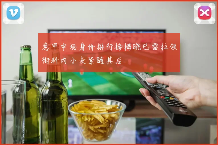 意甲中场身价排行榜揭晓巴雷拉领衔科内小麦紧随其后